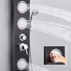 Flg Brushed Nickel Sanitary Ware Stainless Steel Shower Panel Douche